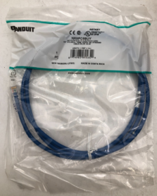 10 pc - Panduit 5ft Category 6 UTP RJ45 Patch Cable Blue NK6PC5BUY – New Sealed