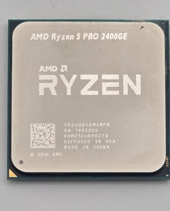 AMD Ryzen 5 PRO 2400GE 3.2GHz (3.8GHz TURBO) AM4 Processor (YD240BC6FBMPK)