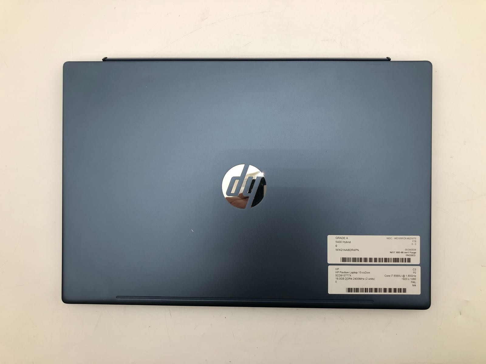HP | HP Pavilion Laptop 15-cs2xxx | i7-8565U | 16GB | 1TB HDD | | No Battery 4 HP | HP Pavilion Laptop 15-cs2xxx | i7-8565U | 16GB | 1TB HDD | | No Battery