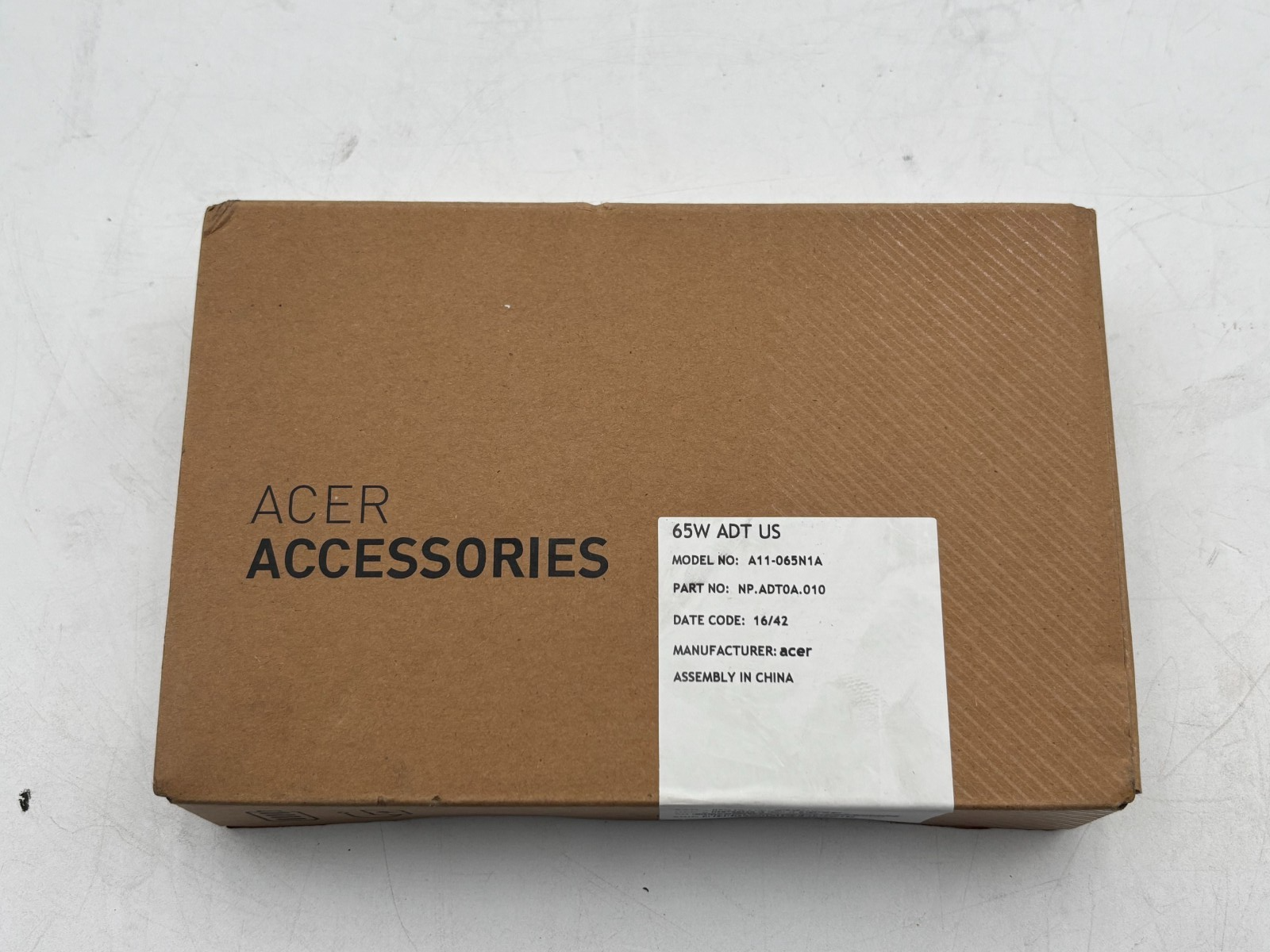 Acer APS530 A11-065N1A 65W AC Adapter Charger NP.ADT0A.010 w/ Cord 3 Acer APS530 A11-065N1A 65W AC Adapter Charger NP.ADT0A.010 w/ Cord