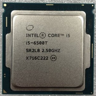 Intel i5-6500T 2.5GHz (3.1GHz TURBO) FCLGA1151 Processor (SR2L8) 2 3 Intel i5-6500T 2.5GHz (3.1GHz TURBO) FCLGA1151 Processor (SR2L8) 2
