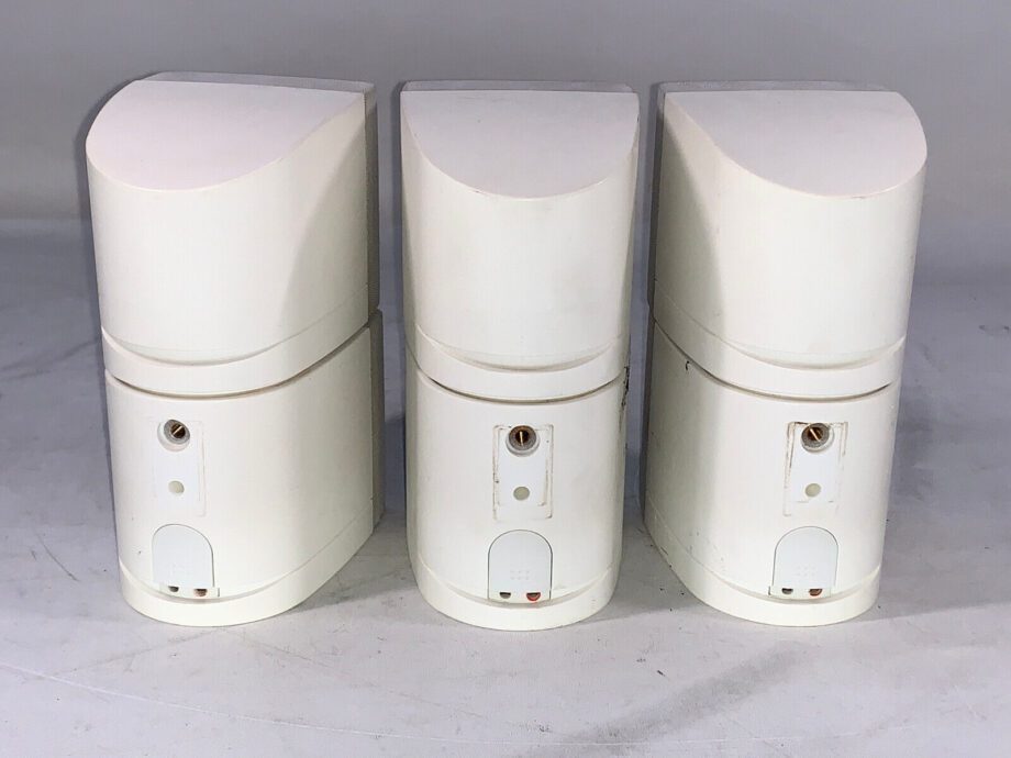 image of Lot of 3 Bose Acoustimass Double Cube Speaker White TESTED Used Good 355500582799 2