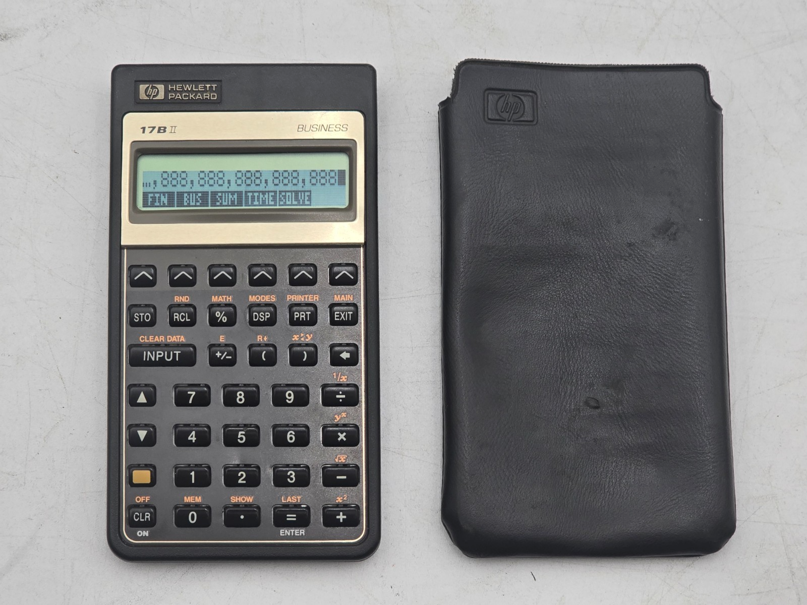 Vintage 1987 HP 17B II Gold Financial Calculator – Tested, Includes Case 3 Vintage 1987 HP 17B II Gold Financial Calculator – Tested, Includes Case