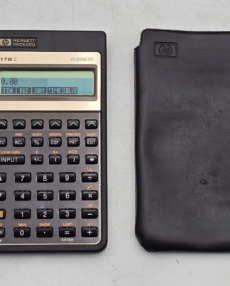 Vintage 1987 HP 17B II Gold Financial Calculator – Tested, Includes Case