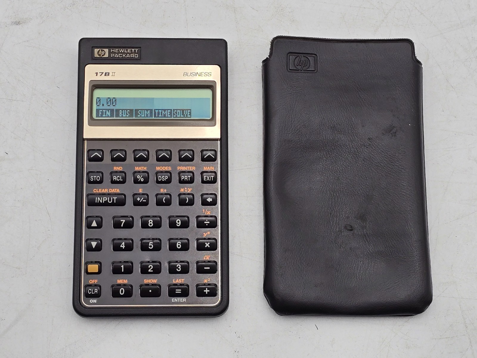 Vintage 1987 HP 17B II Gold Financial Calculator – Tested, Includes Case 1 Vintage 1987 HP 17B II Gold Financial Calculator – Tested, Includes Case